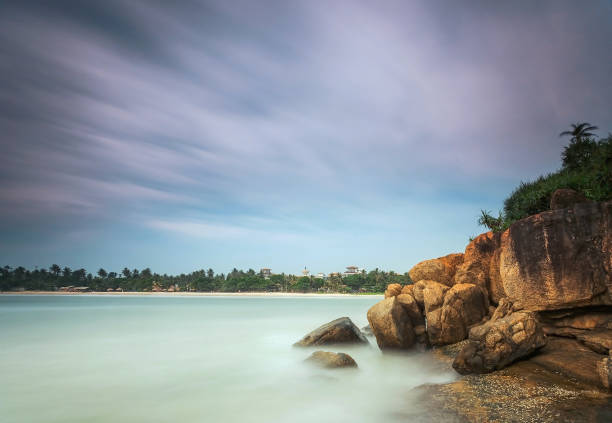 istock Sri Lanka. Beruwela. Stone beach 841033698