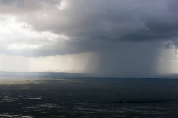istock Aerials of storm over south Florida 841045012