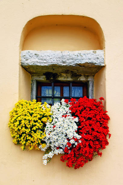 floral window decoration