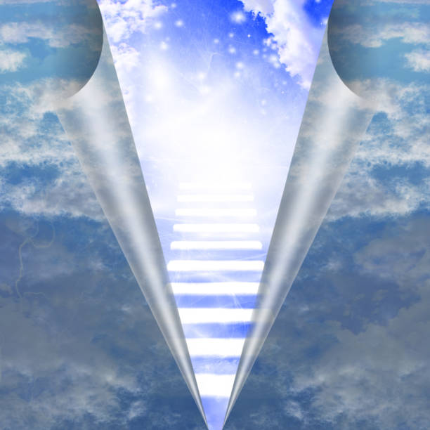 istock Stairway in the sky 841050234