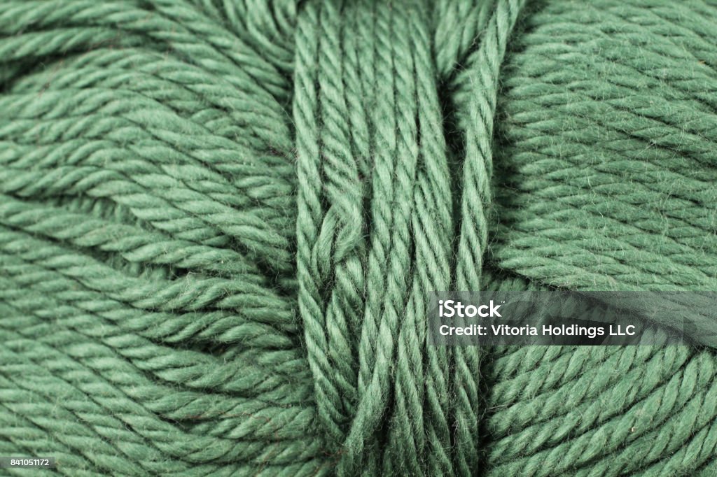 Sage Green Yarn Texture Close Up Stock Photo - Download Image Now -  Abstract, Backgrounds, Ball Of Wool - iStock