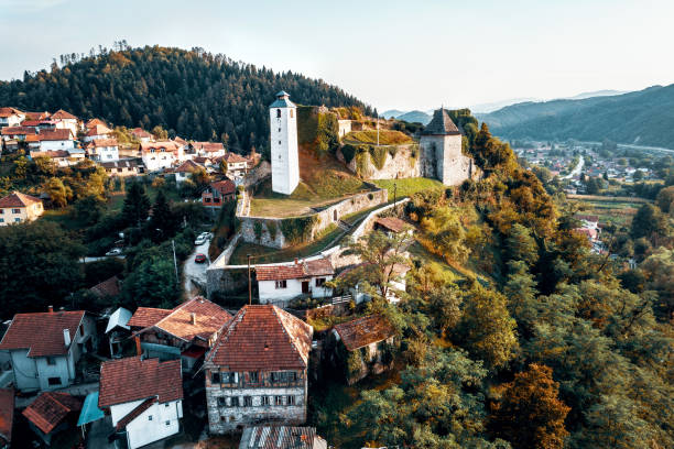 istock Maglaj old town with fortress 841051264