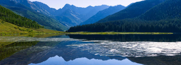 istock Piney Lake Peak C Mount Powell Reflections in Water 841061050