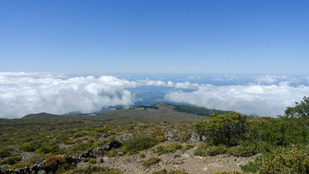 haleakalā 국립 공원 - haleakala national park badlands maui extreme terrain 뉴스 사진 이미지