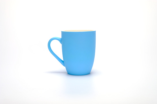 colorful coffee mug isolaled on white backgroud