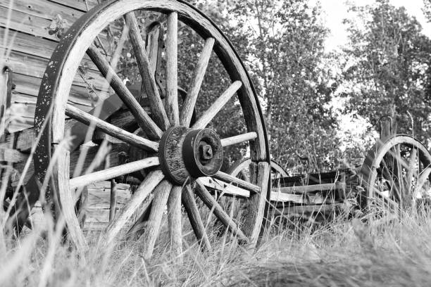 old fashion wagon koła - wooden hub zdjęcia i obrazy z banku zdjęć