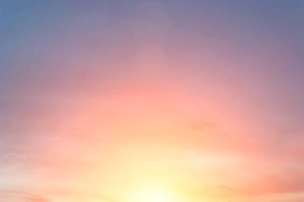 istock Beautiful light from the nature at sunset every day. 841086522