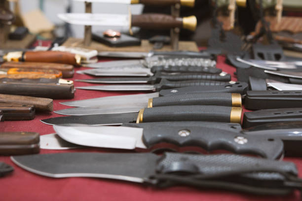 istock Hunter's knifes in special store 841091464