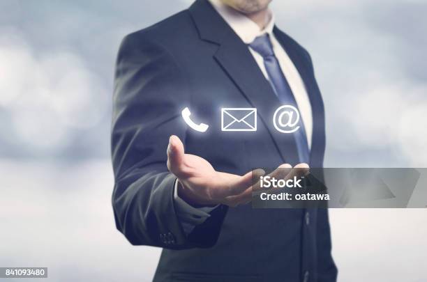 Contact Us Stock Photo - Download Image Now - Contact Us, Connection, Touching