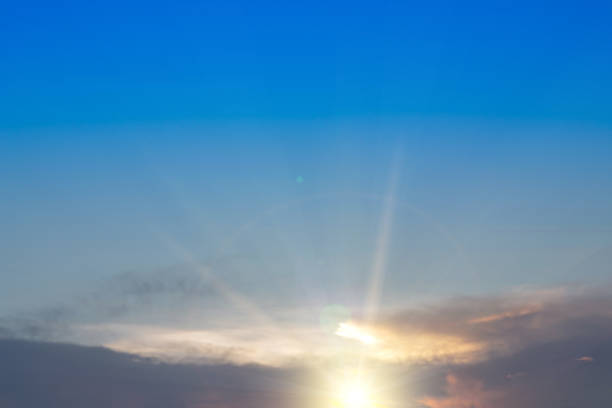 istock Beautiful light from the nature at sunset every day. 841095954