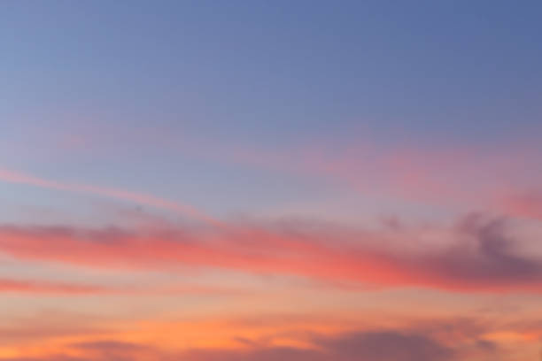 Beautiful light from the nature at sunset every day.