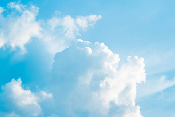 istock The sky with the clouds moving in the wind is a small group of clouds. 841102962