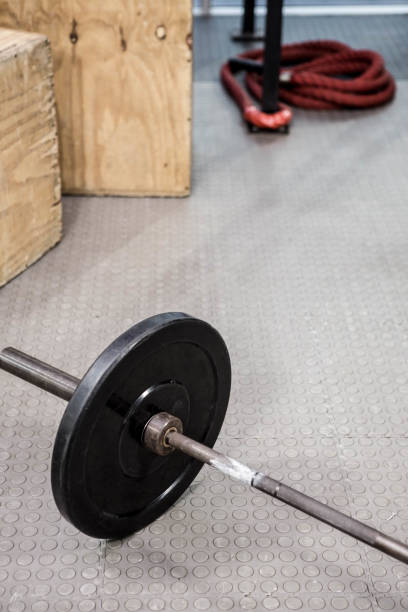istock Close up of a Barbell 841106748