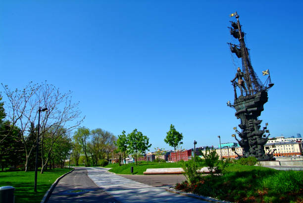 istock monument to Peter the great on the Moscow river 841110822