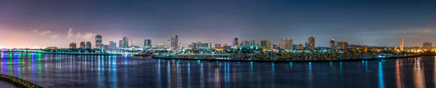 Long Beach Skyline stock photo