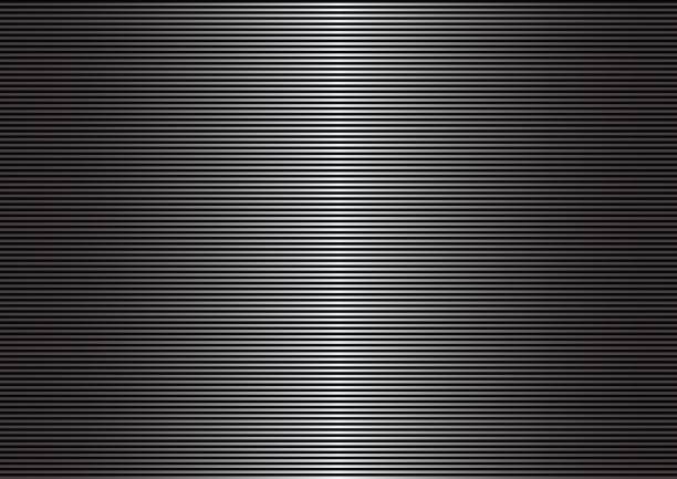 Black scanning screen Scanning screen. Black and gray abstract background with stripes. Scan, monitor, glow. Vector illustration. television lines stock illustrations