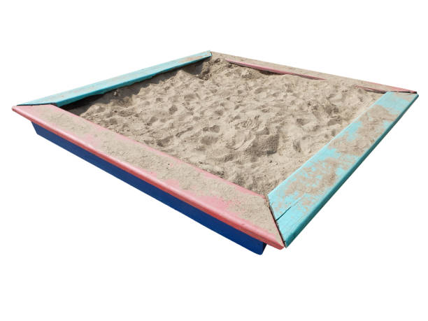 Sandbox Sandbox isolated on white background sandbox photos stock pictures, royalty-free photos & images