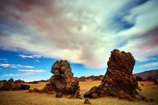 istock night time in Tenerife mountains. 841137110