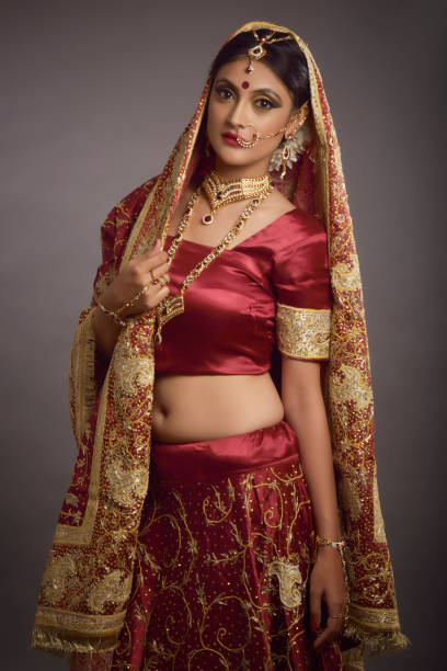 istock Indian Bride with ethnic wear 841140024