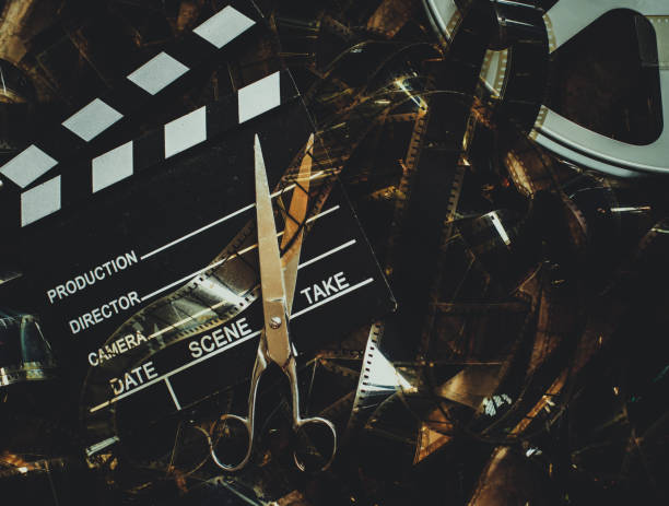 film strip burning