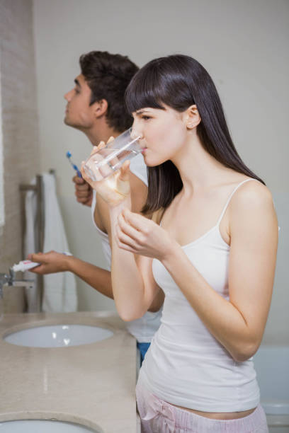 istock Beautiful woman having medicine 841143870
