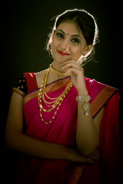 istock Indian Beauty in traditional saree 841144532