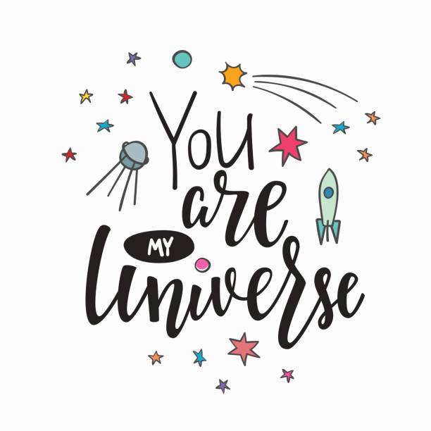 istock You are my universe Quote typography lettering 841147250