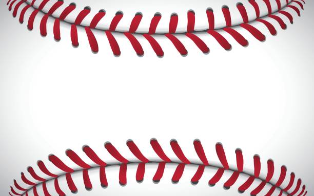 ilustrações de stock, clip art, desenhos animados e ícones de texture of a baseball, sport background, vector illustration - baseballs