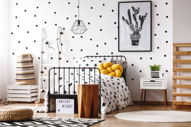 istock Scandinavian style kids room 841155142