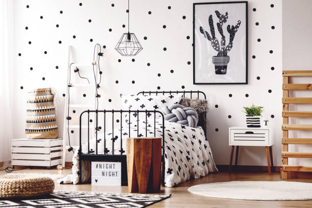 istock Kids room with simple poster 841155148