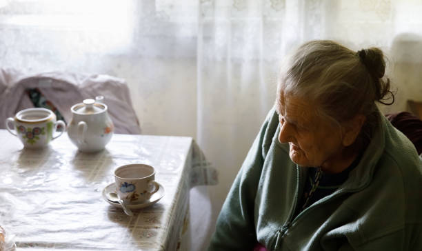 istock Elderly lonely woman 841158986