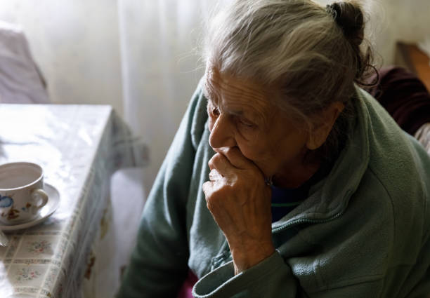 istock Elderly lonely woman 841159536