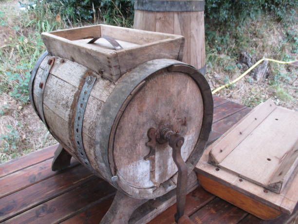 istock Butter churn  Dairy product crafts 841159796