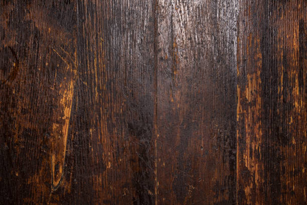 istock Vintage wooden dark brown background 841162854