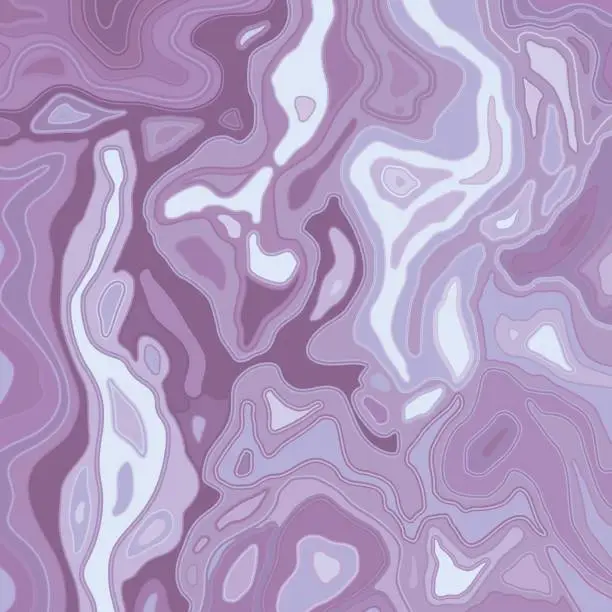 Vector illustration of Marble imitation pattern. Trendy backdrop in pink and grey colors, waves and vortexes, stone texture.. Сan be used for background or wallpaper, poster, brochure, invitation, cover book, catalog. Vector