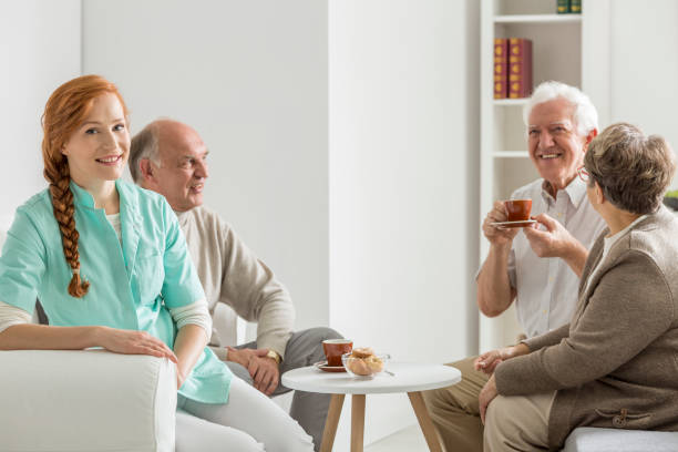 istock Nurse is taking care of elder people 841167904