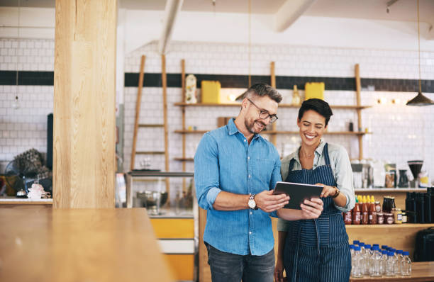 istock Running a successful coffee shop on smart technology and teamwork 841177904