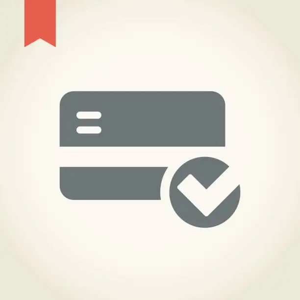 Vector illustration of Credit Card Icon