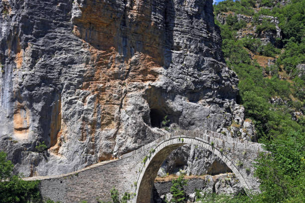 istock kokkori bridge  Zagoria Epirus Greece 841189482