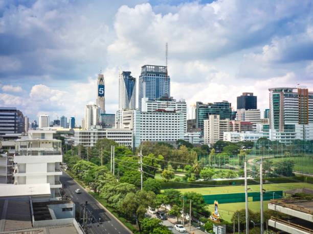 istock Aeria View Downtown Bangkok , Thailand 841195524