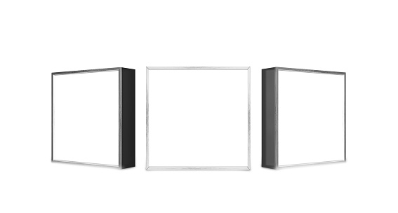Lightbox On white Background 3D rendering