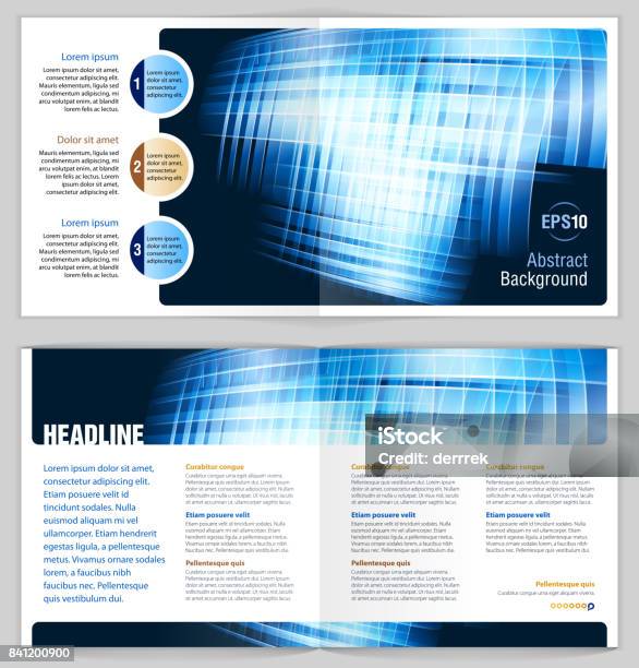 Leaflet Design Example Stock Illustration - Download Image Now ...
