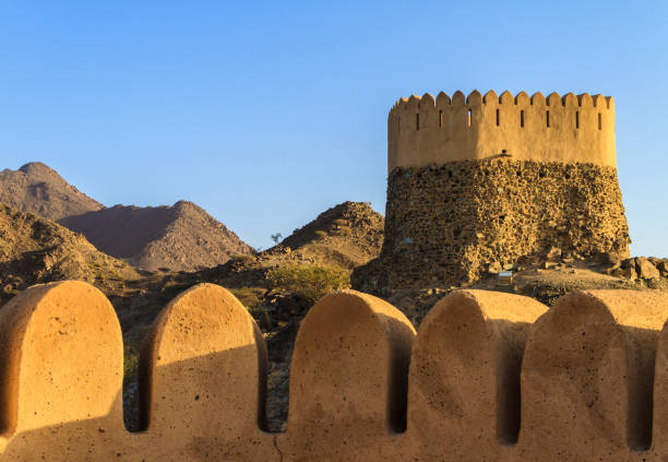 al fujairah historic fort al fujairah historic fort fujairah stock pictures, royalty-free photos & images