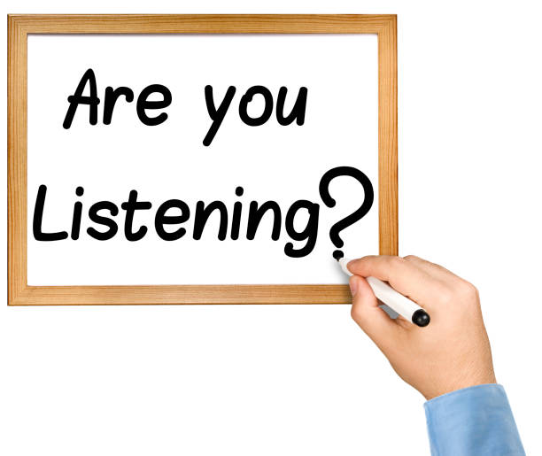 istock Hand writing Are you listening on whiteboard 841215056