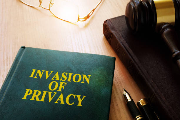 istock Invasion of Privacy book on a desk. 841215230