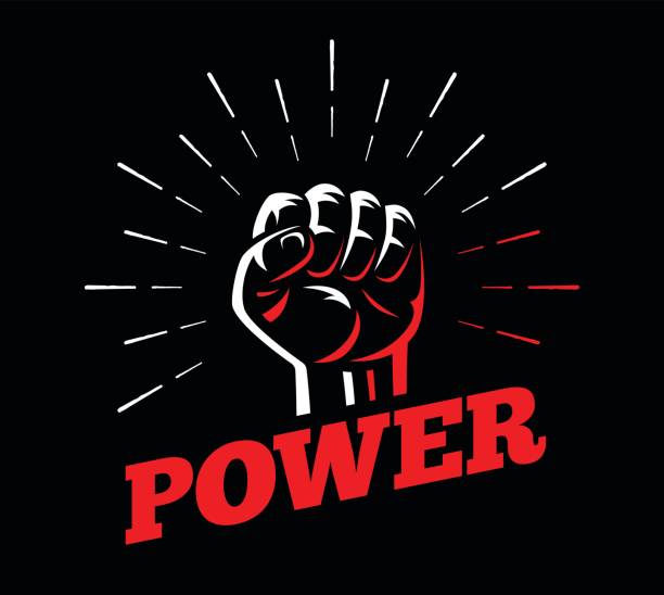 570 Silhouette Of A Black Power Fist Symbol Stock Photos Pictures history-of-the-black-power-movement-the-current