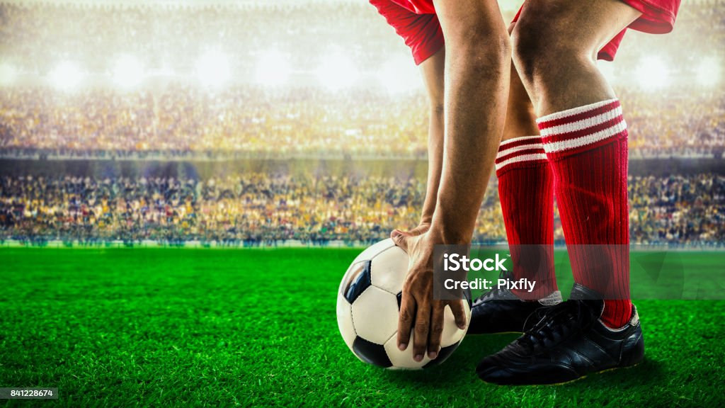 soccer football kick off Soccer Stock Photo