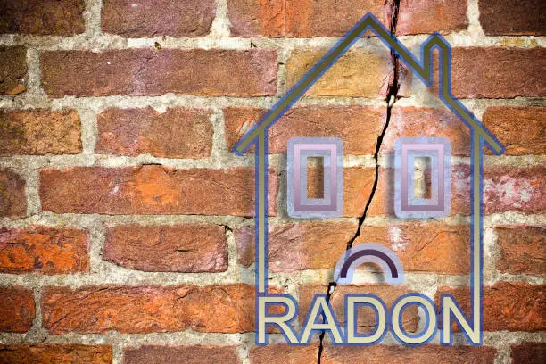 Photo of The danger of radon gas in our homes - concept image with copy space