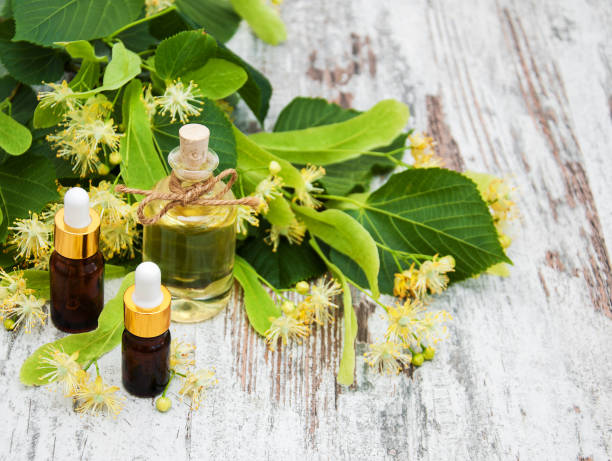 istock bottle of essential linden oil 841234964