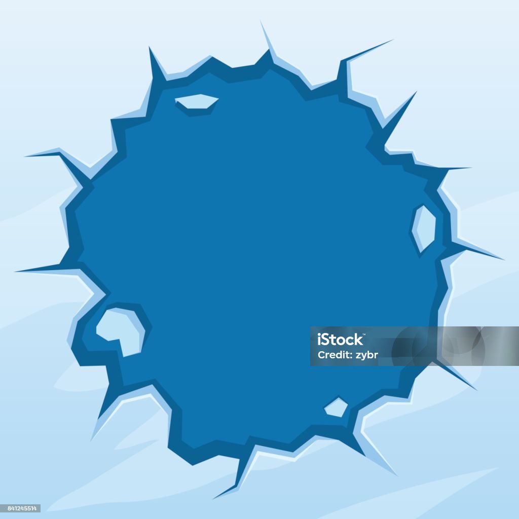 Round Frame Ice Round Ice Frame Stock Illustration - Download Image Now - Abstract ...
